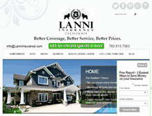 Tablet Screenshot of lanniinsurance.com